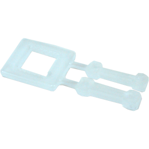 PVC Gespen 13 mm Wit