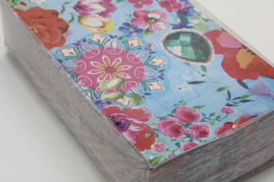 Cadeauzakjes \'bloemen\' 12 x 19 cm