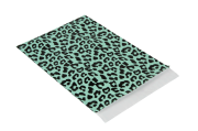Cadeauzakjes \'leopard mint / black \' 12 x 19 cm