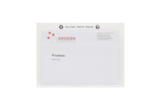 Milieuvriendelijke Paklijstenvelop papier 228 x 120 mm  (A4 2x gevouwen)