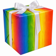 Cadeaupapier rollen 30 / 50 / 70 cm 250 meter  rainbow