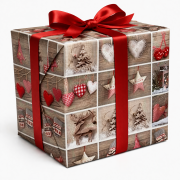 Cadeaupapier rollen 50 cm 200 meter  Noria Grey