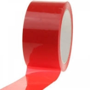 Tape pvc  50 mm x 66 mtr rood