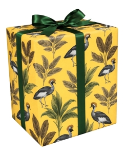 Cadeaupapier rollen 50 cm. Crane Yellow