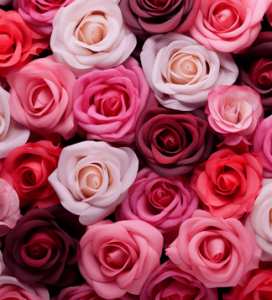 Cadeaupapier rol 30 cm 200 meter Pink Roses