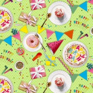 Cadeaupapier rollen 50 cm. Party lime