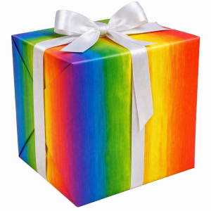 Cadeaupapier rollen 30 / 50 / 70 cm 250 meter  rainbow
