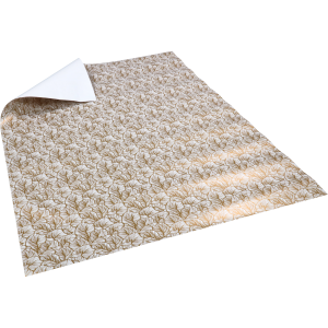 Cadeaupapier rollen 50 cm. Leafs Wit/Goud
