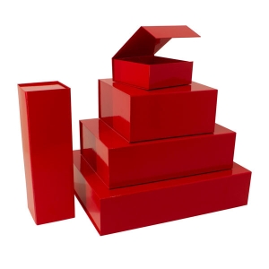 Luxe magneetdoos - Rood hoogglans