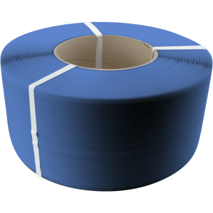 PP Band 12/055 mm x 3000 mtr kern 200 zwart/blauw