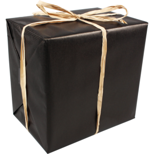 Cadeaupapier rol 30 / 50 cm 250 meter Zwart 896