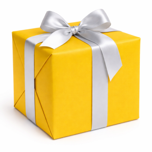 Cadeaupapier rol 30 cm 200 meter Geel 1704
