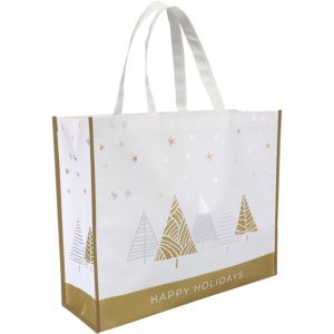 Kersttas bigshopper pp 45x15x36 cm. Under the stars