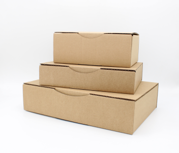 Postdoos Bruin 330 x 100 x 100 mm