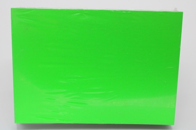 Fluor karton prijskaart 21 x 29 cm.  groen