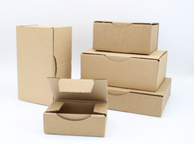 Postdoos Bruin 330 x 100 x 100 mm