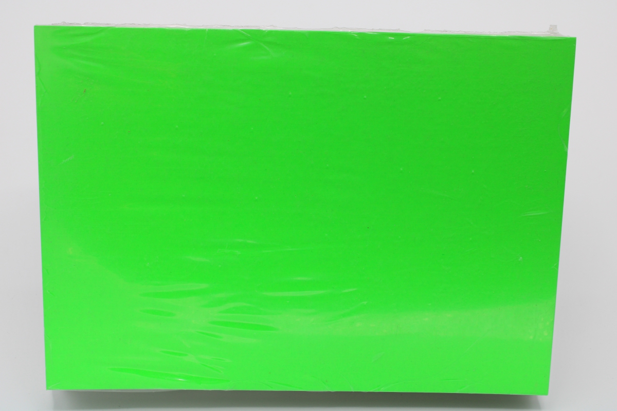 spreiding Schurk Moskee Fluor karton prijskaart 21 x 29 cm. groen